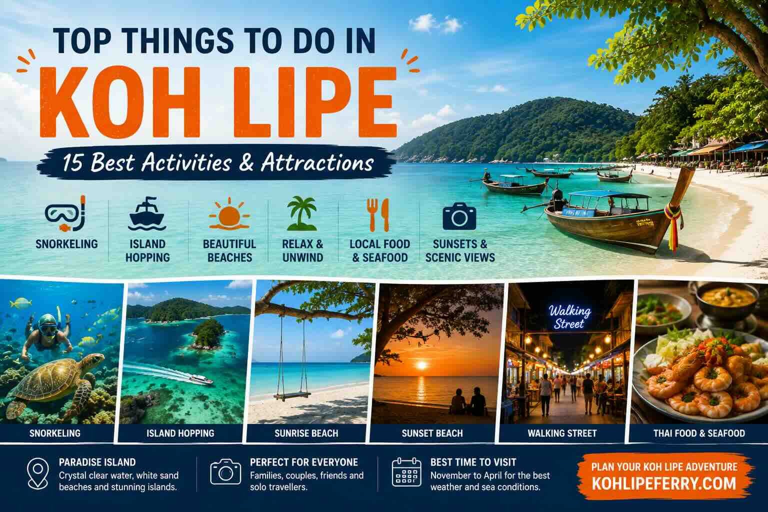 things to do in koh lipe